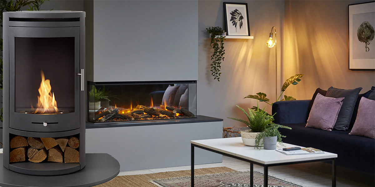 Comparatif cheminée électrique ou poêle éthanol