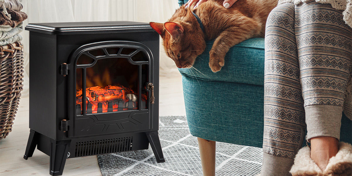 Cheminées électriques Homcom confort, design et innovation